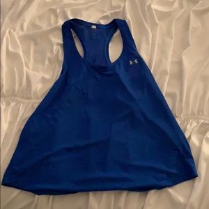 Under Armour royal blue workout tank top, small,